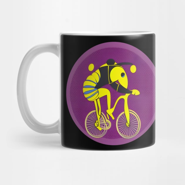 bee on a bike by mdr design